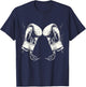 Boxing Gloves Silhouette T-Shirt - T-Shirt | Navy