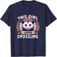 Opossum Shirt Girls Opossum Lover Opossums T-Shirt - T-Shirt | Navy