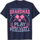 Cool Grandmas Play Pickleball Player Women T-Shirt - T-Shirt | Navy