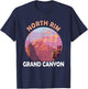 North Rim Grand Canyon I Hiked The Grand Canyon Outdoor T-Shirt - T-Shirt | Navy