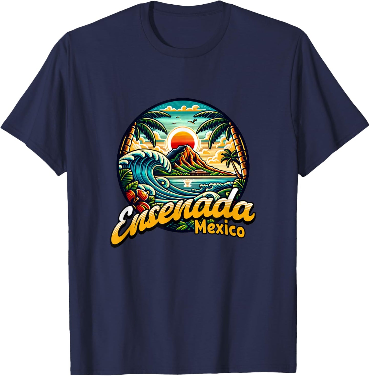 Ensenada Mexico Souvenir / Ensenada T-Shirt - T-Shirt | Navy