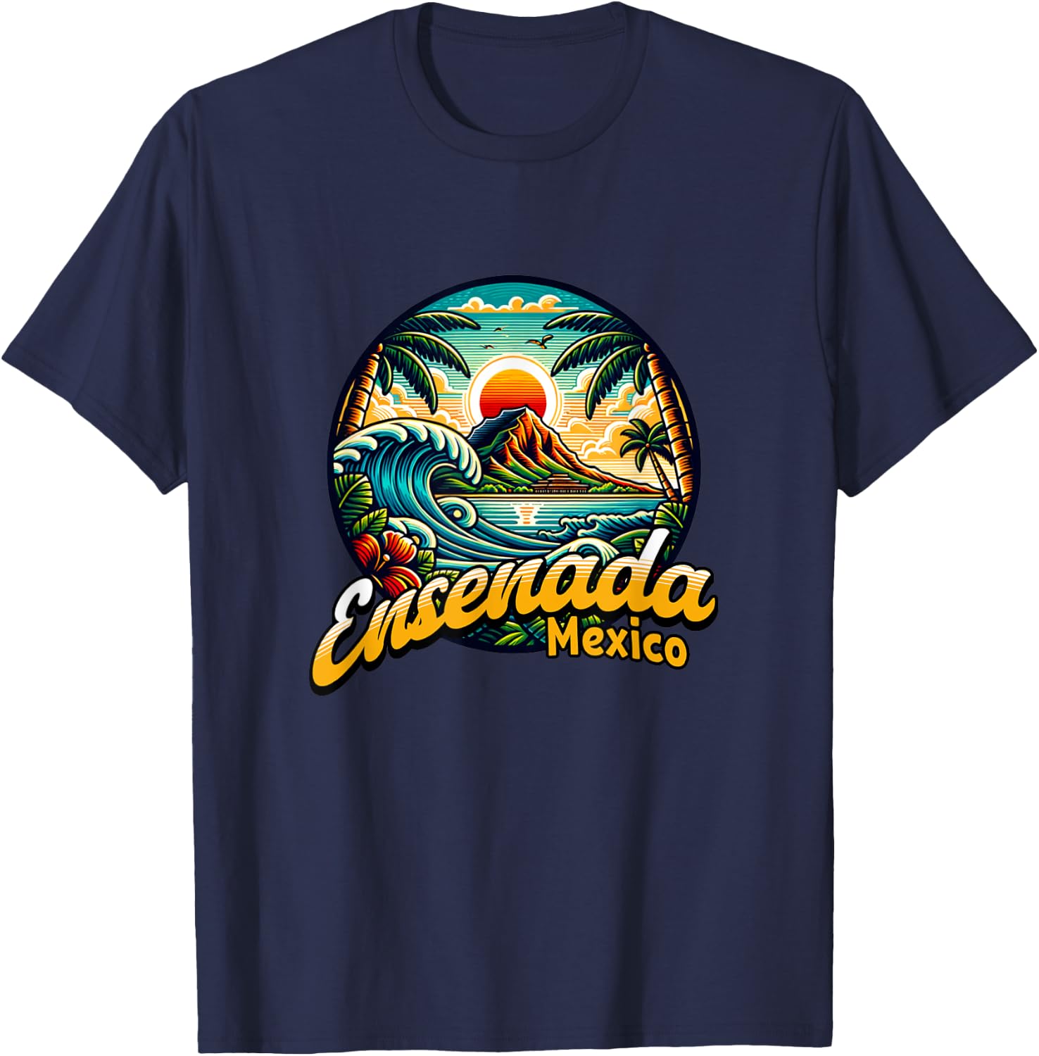 Ensenada Mexico Souvenir / Ensenada T-Shirt - T-Shirt | Navy