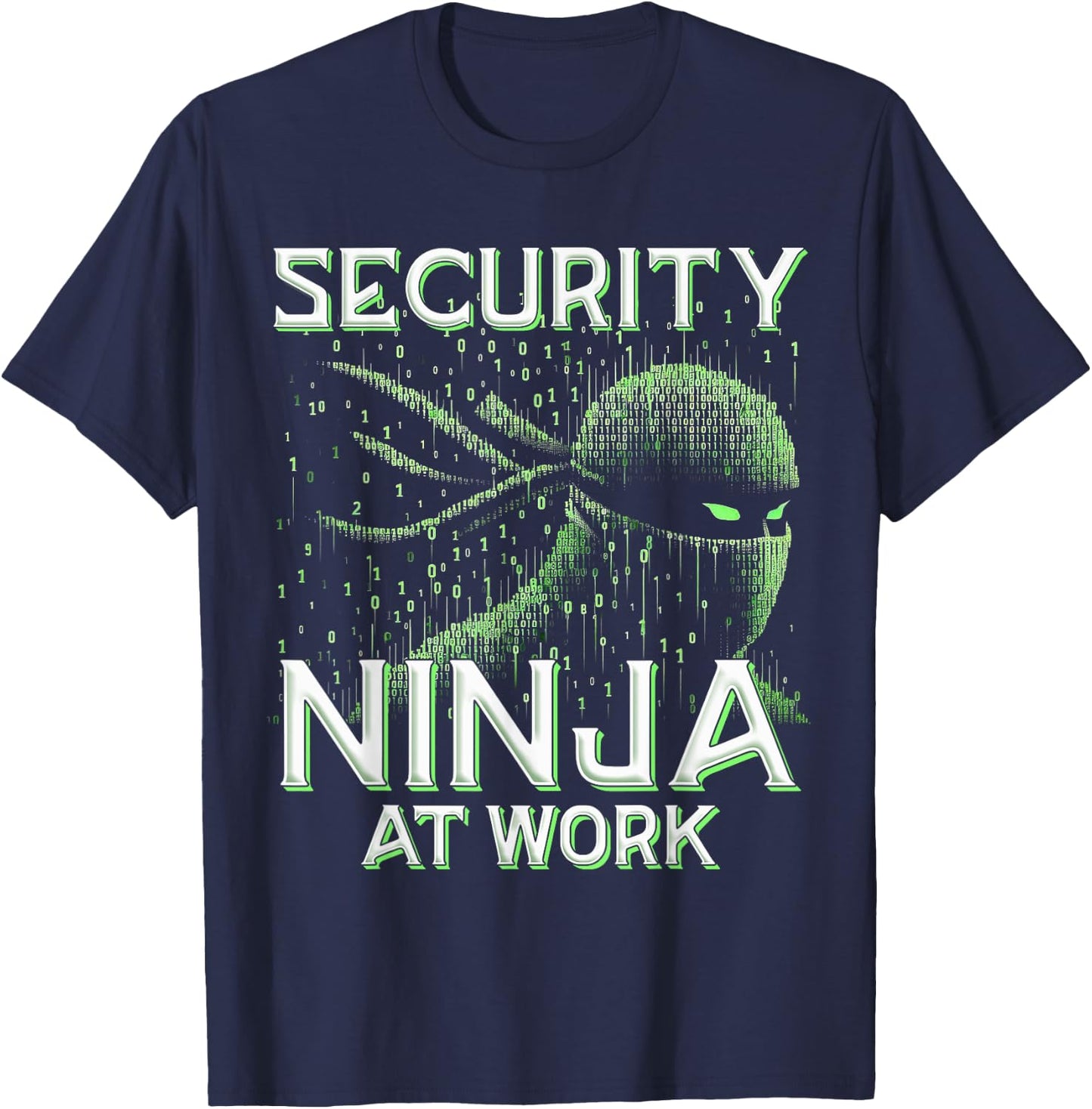 Penetration Tester Security Ninja at work T-Shirt - T-Shirt | Navy