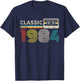 Classic 1984 Vintage 1984 Cassette Tape Men Women Birthday T-Shirt - T-Shirt | Navy
