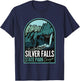 Silver Falls State Park Oregon T-Shirt - T-Shirt | Navy