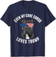 Funny Even My Cane Corso Loves Trump Political Dog T-Shirt - T-Shirt | Navy