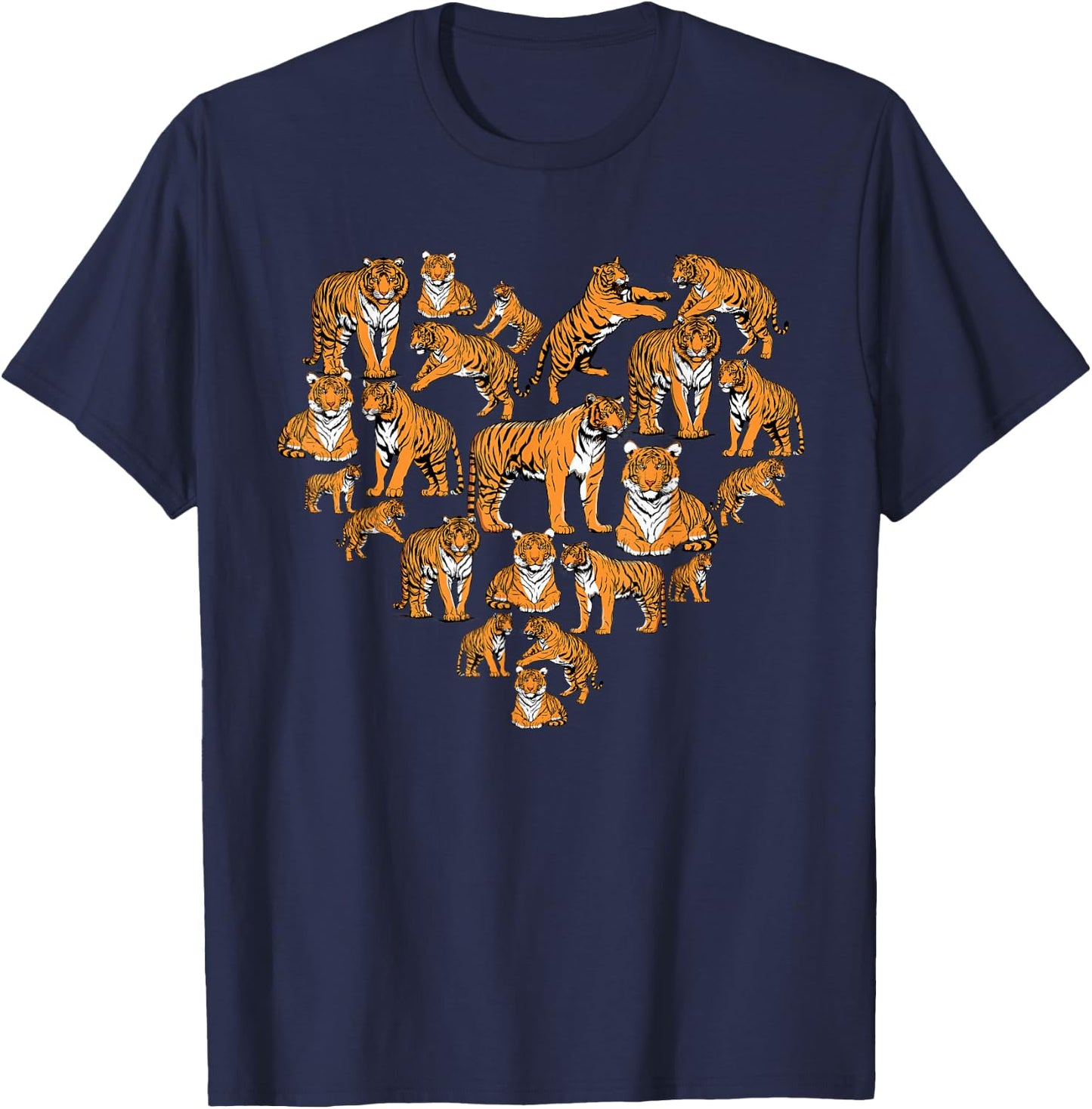 Tiger Lover Kids Wildcat Tigers Women Tiger T-Shirt - T-Shirt | Navy
