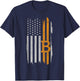 Bitcoin American Flag Patriotic Cryptocurrency HODL T-Shirt - T-Shirt | Navy