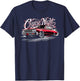 Cruise Night Low Rider Cholo Mexican Cali Car Men and Women T-Shirt - T-Shirt | Navy