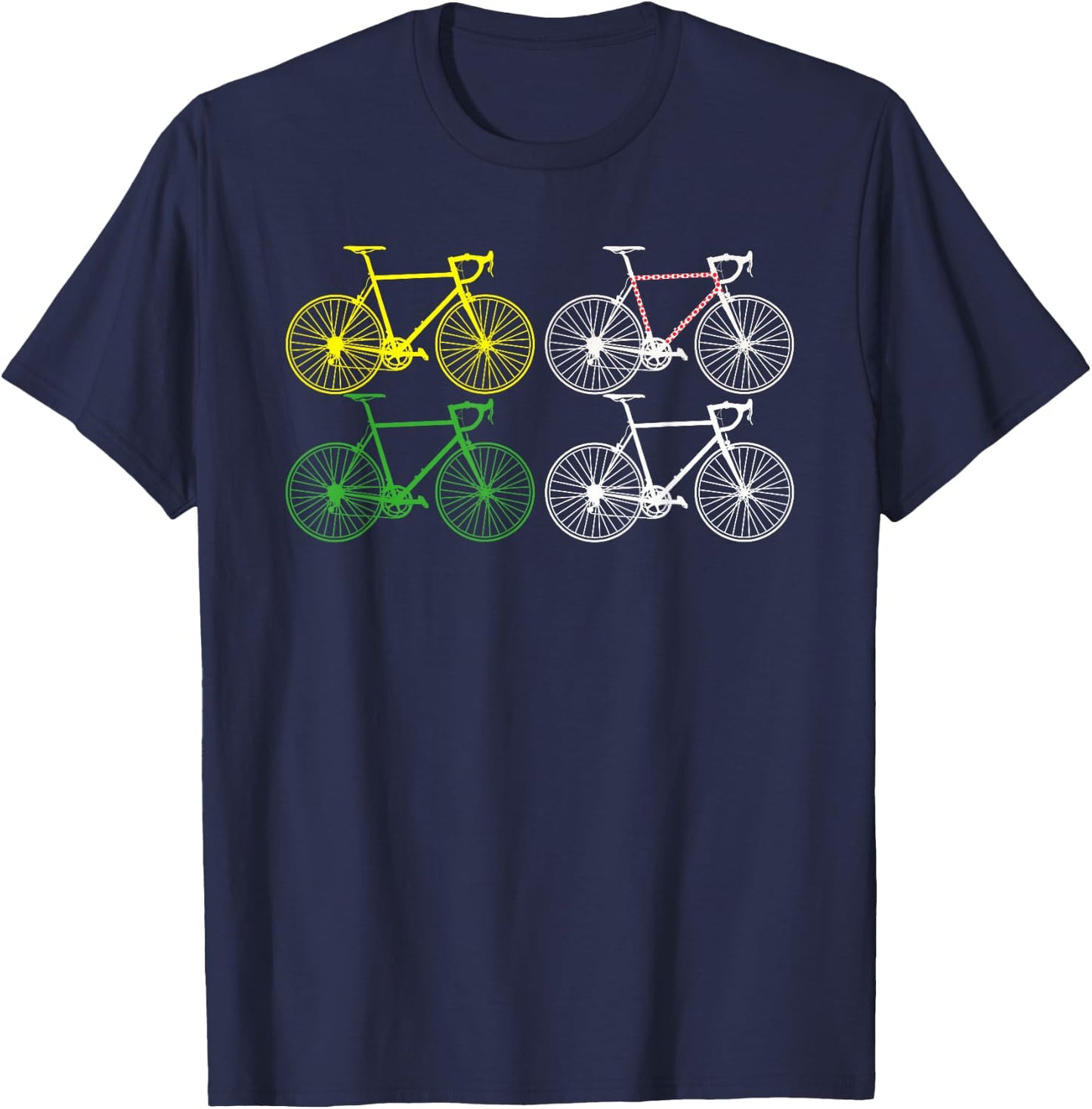France Cycling Tour Racing Road Bike Bicycle Race Biking T-Shirt - T-Shirt | Navy