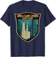 Vintage Lewis And Clark Caverns State Park Montana Badge T-Shirt - T-Shirt | Navy