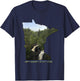 Minnesota Outline (Devil's Kettle in Judge Magney State Park T-Shirt - T-Shirt | Navy
