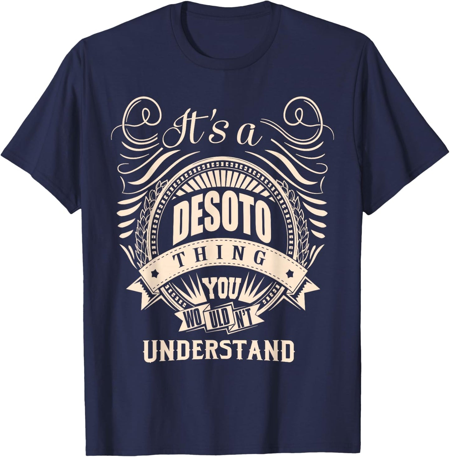 It is a DESOTO Thing T-Shirt - T-Shirt | Navy