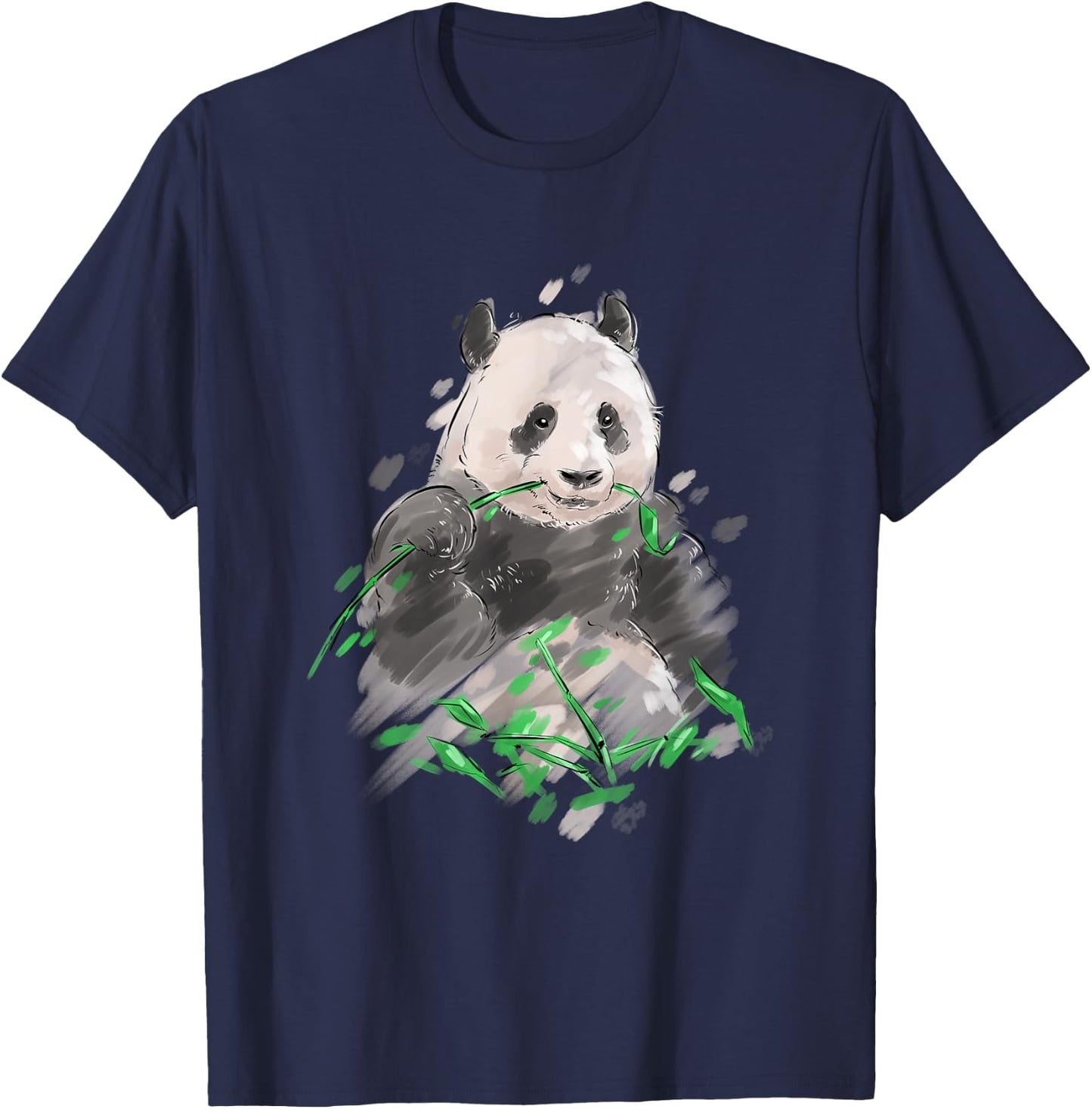Panda Shirt Men Women Panda Lover Pandabear T-Shirt - T-Shirt | Navy