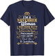 Woman Born In November Birthday Gift Shirt T-Shirt - T-Shirt | Navy