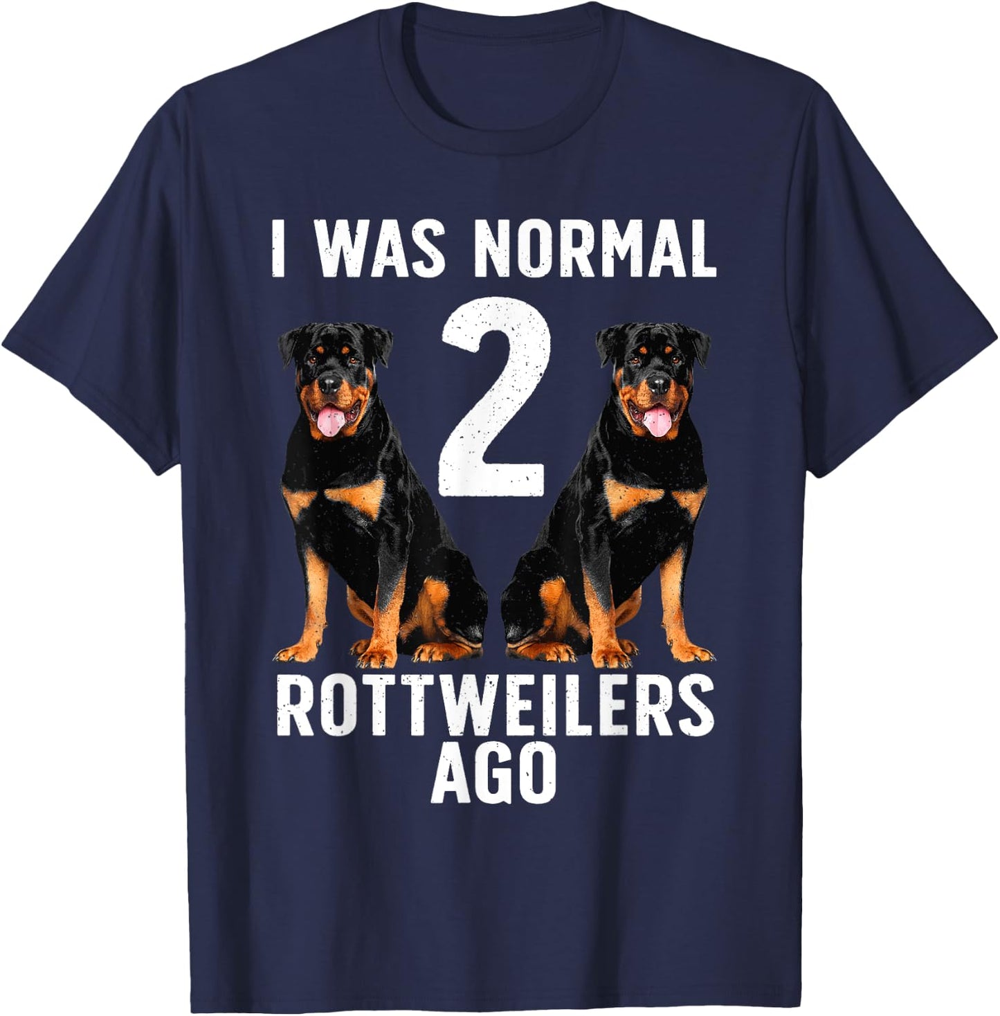 Funny Rottweiler Design Women Kids Rottweiler Lovers T-Shirt - T-Shirt | Navy