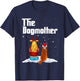 The Dogmother Golden Retriever Dog Mom Christmas Puppy Xmas T-Shirt - T-Shirt | Navy