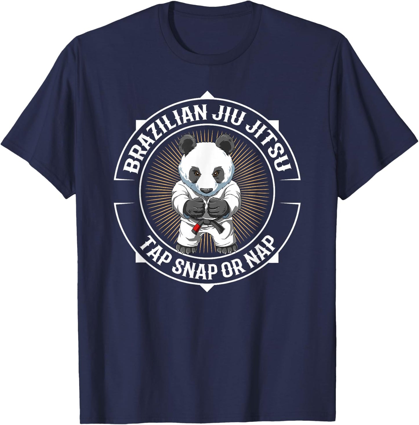 Jiu Jitsu Baby Panda in Gi - BJJ and Grappling T-Shirt - T-Shirt | Navy