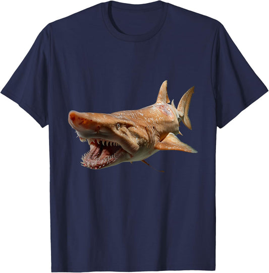 Goblin shark Deep Sea Creatures Goblin shark Ocean Monster T-Shirt - T-Shirt | Navy