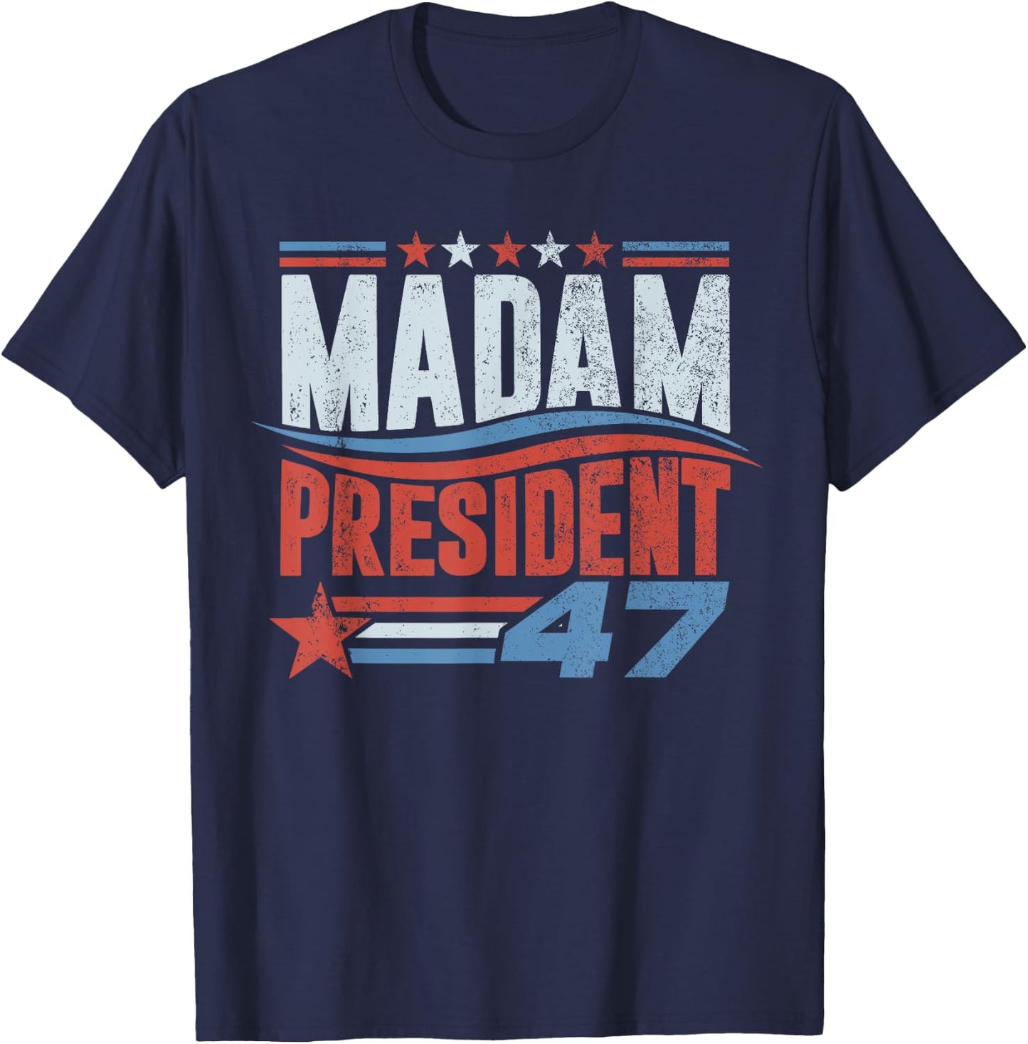 Kamala Harris 2024 For President Election Campaign T-Shirt - T-Shirt | Navy