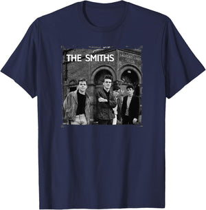 The Smiths Salford Lads Club Band Portrait by Stephen Wright T-Shirt - T-Shirt | Navy