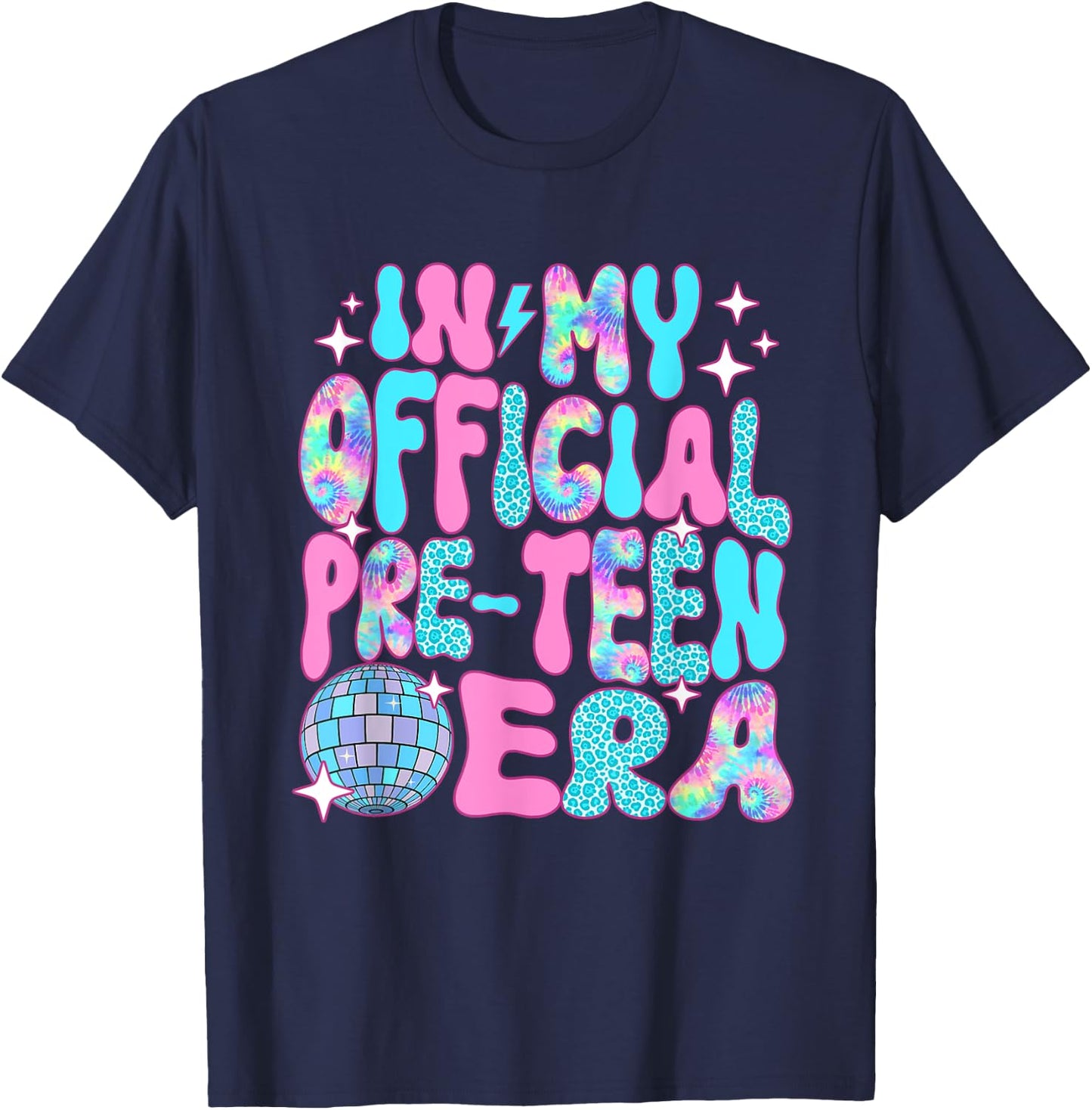 Disco In My Official Pre-Teen Era T-Shirt - T-Shirt | Navy