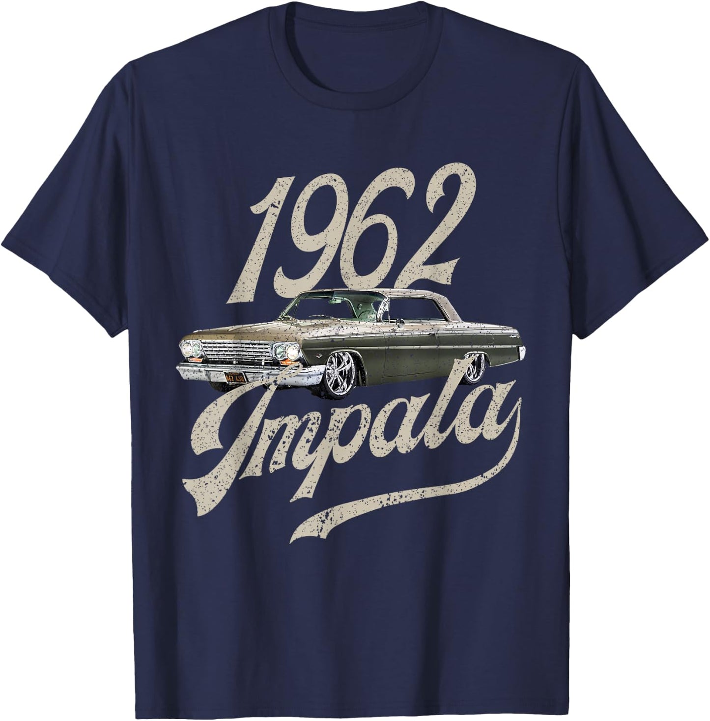 1962 Chevys Impala 60s T-Shirt - T-Shirt | Navy