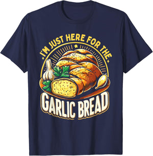 Garlic Bread T-Shirt - T-Shirt | Navy