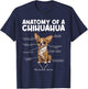 Anatomy Of A Chihuahua T-Shirt - T-Shirt | Navy