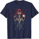 Thoth Egyptian God Egyptian Mythology Pyramid Ancient Egypt T-Shirt - T-Shirt | Navy