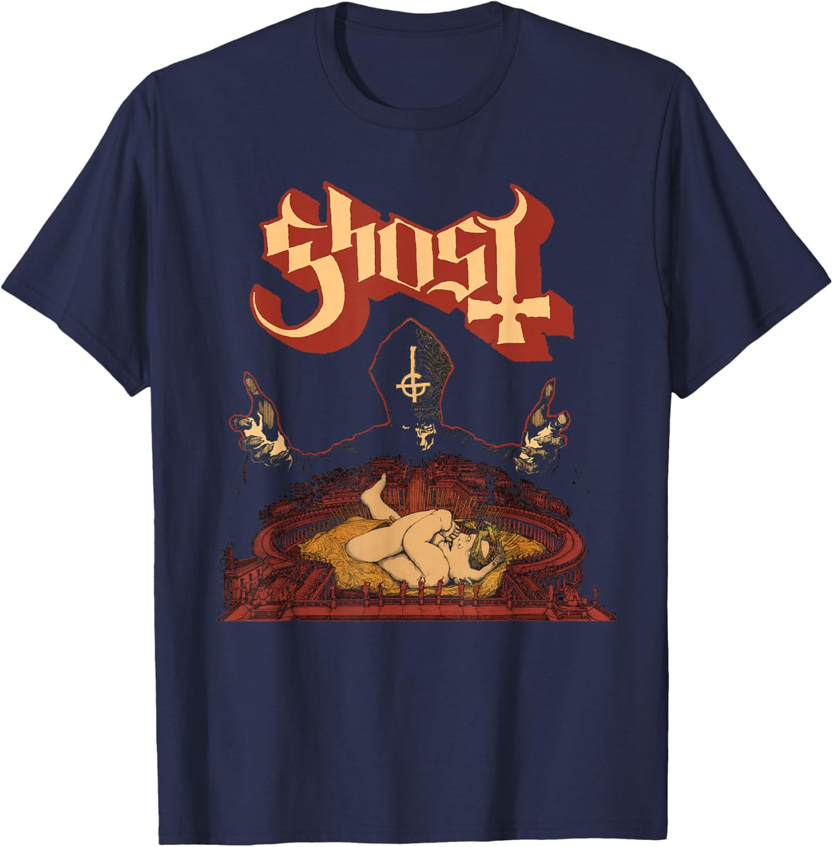 Ghost – Infestissumam Tour T-Shirt - T-Shirt | Navy
