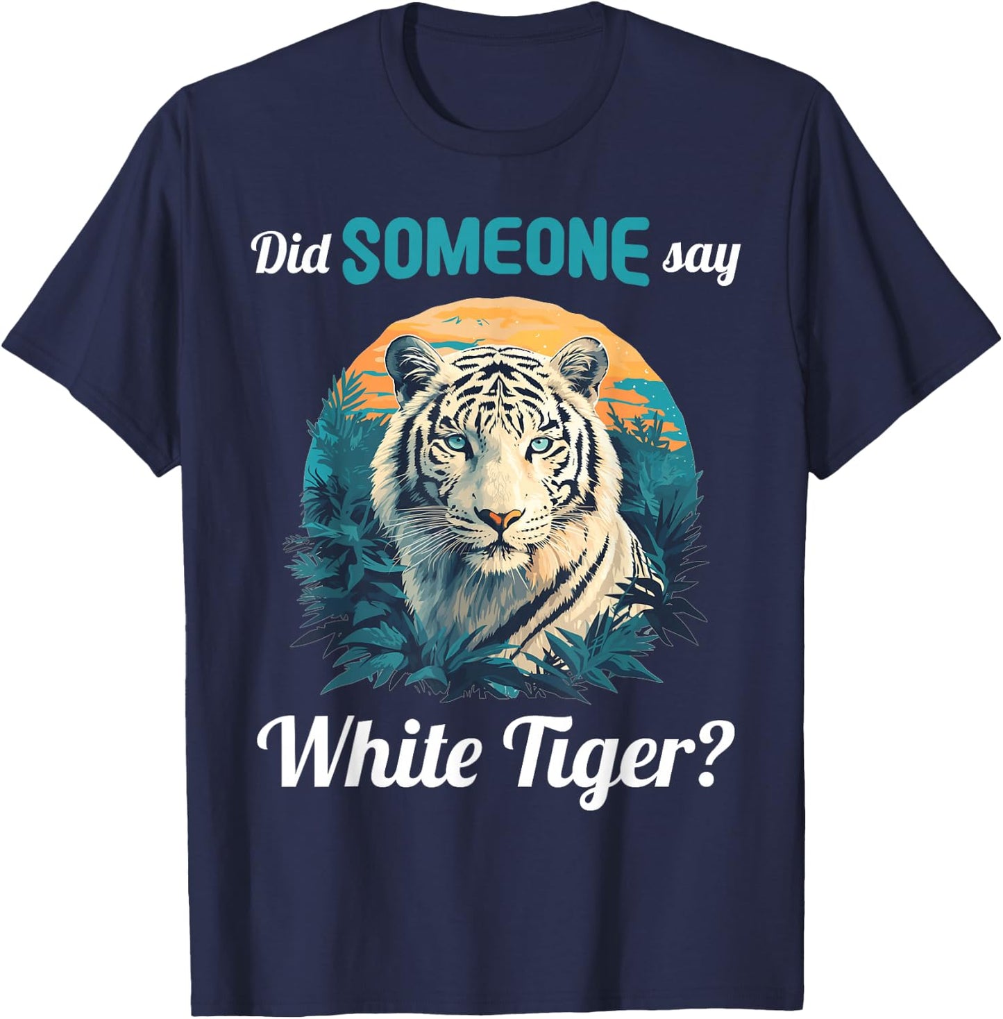 White Tigers Did someone say White Tiger T-Shirt - T-Shirt | Navy