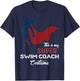 This is my Super Swim Coach Costume Lazy Halloween T-Shirt - T-Shirt | Navy
