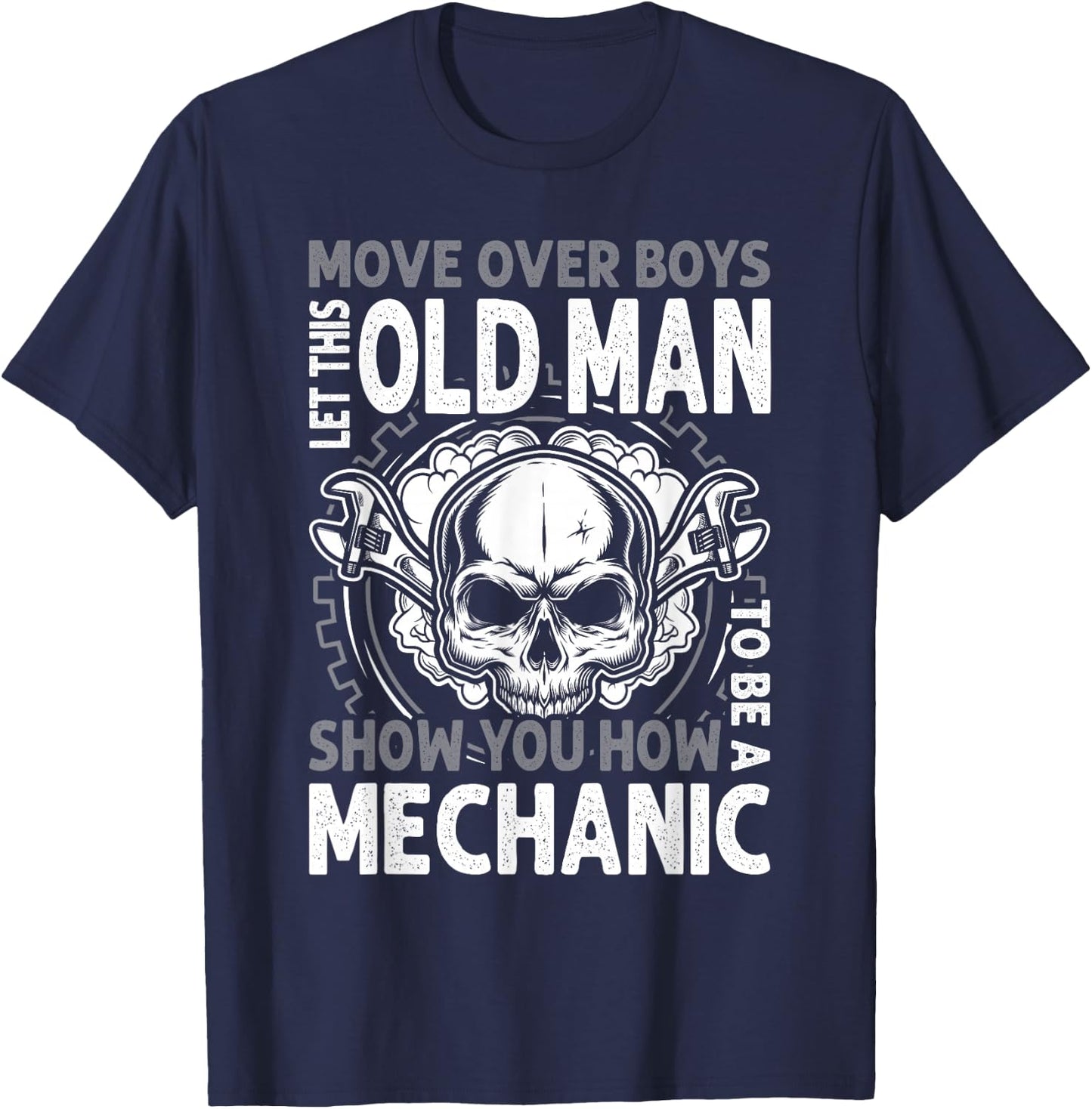 Funny Mechanic - Auto Mechanic T-Shirt - T-Shirt | Navy