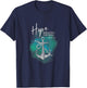 FaithThreads -Adult Bible Religious , Black, Small, Short Sleeve, , Modern, Contemporary Design, Inspirational Wear T-Shirt - T-Shirt | Navy