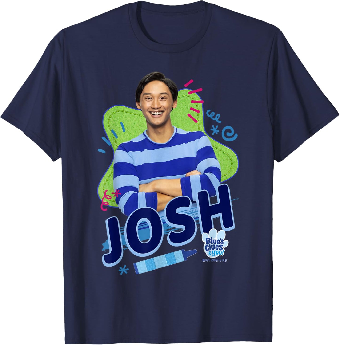 Blue's Clues & You Josh Portrait T-Shirt - T-Shirt | Navy