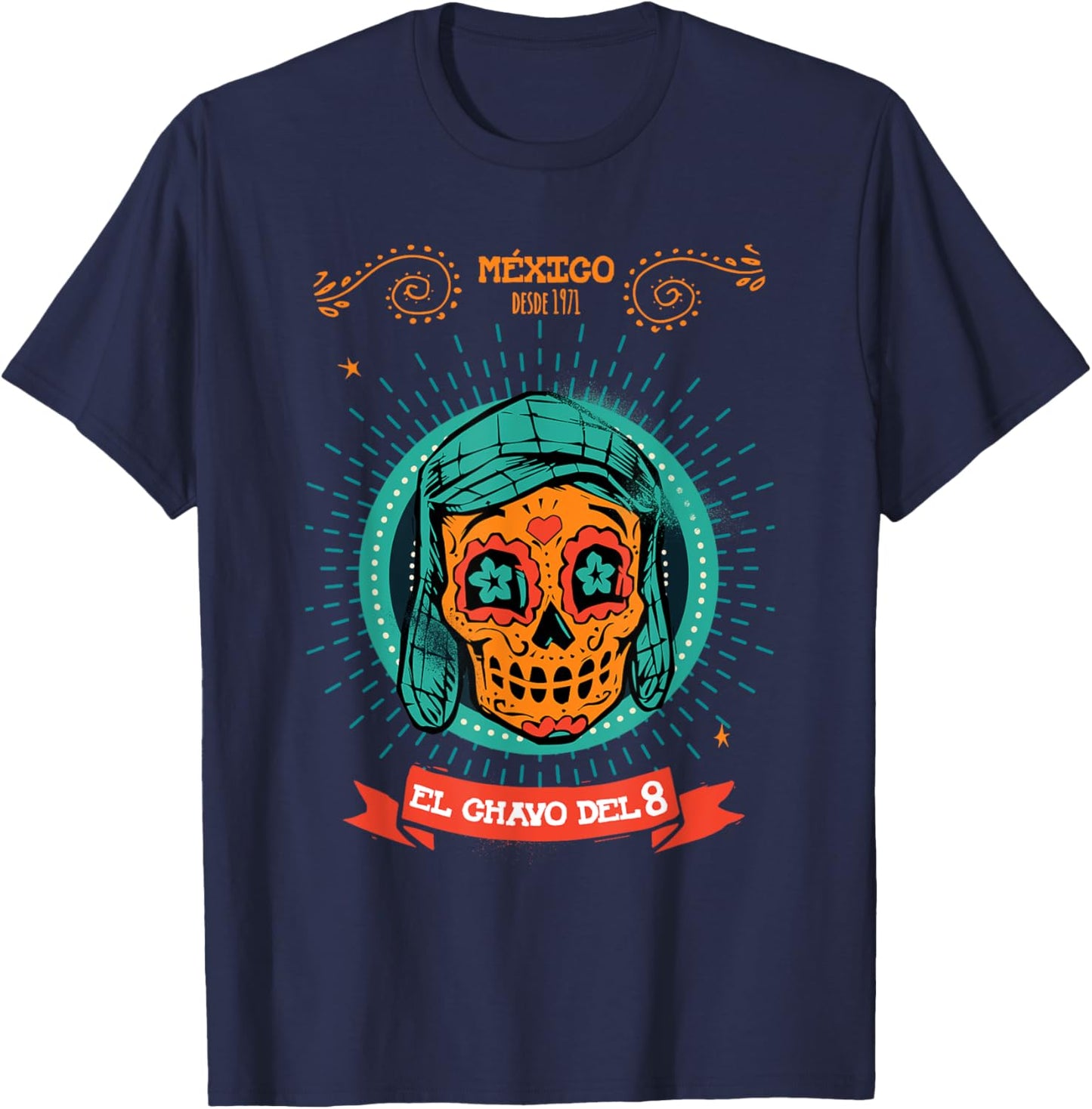 El Chavo - Day of the Dead, November 1st T-Shirt - T-Shirt | Navy