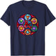 Dungeons & Dragons Stained Glass Elemental Logo T-Shirt - T-Shirt | Navy