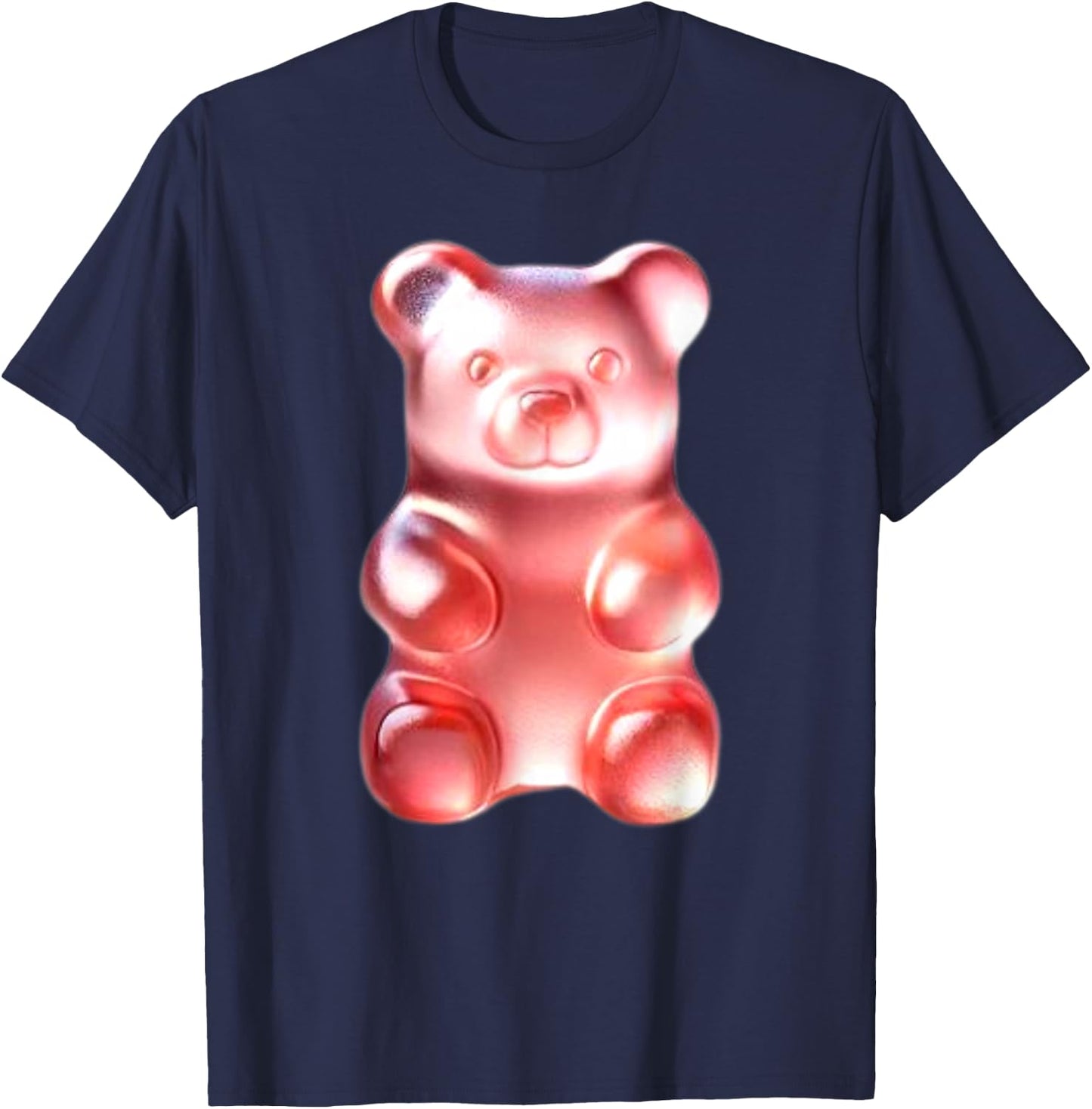 Pink Gummy Bear T-Shirt - T-Shirt | Navy