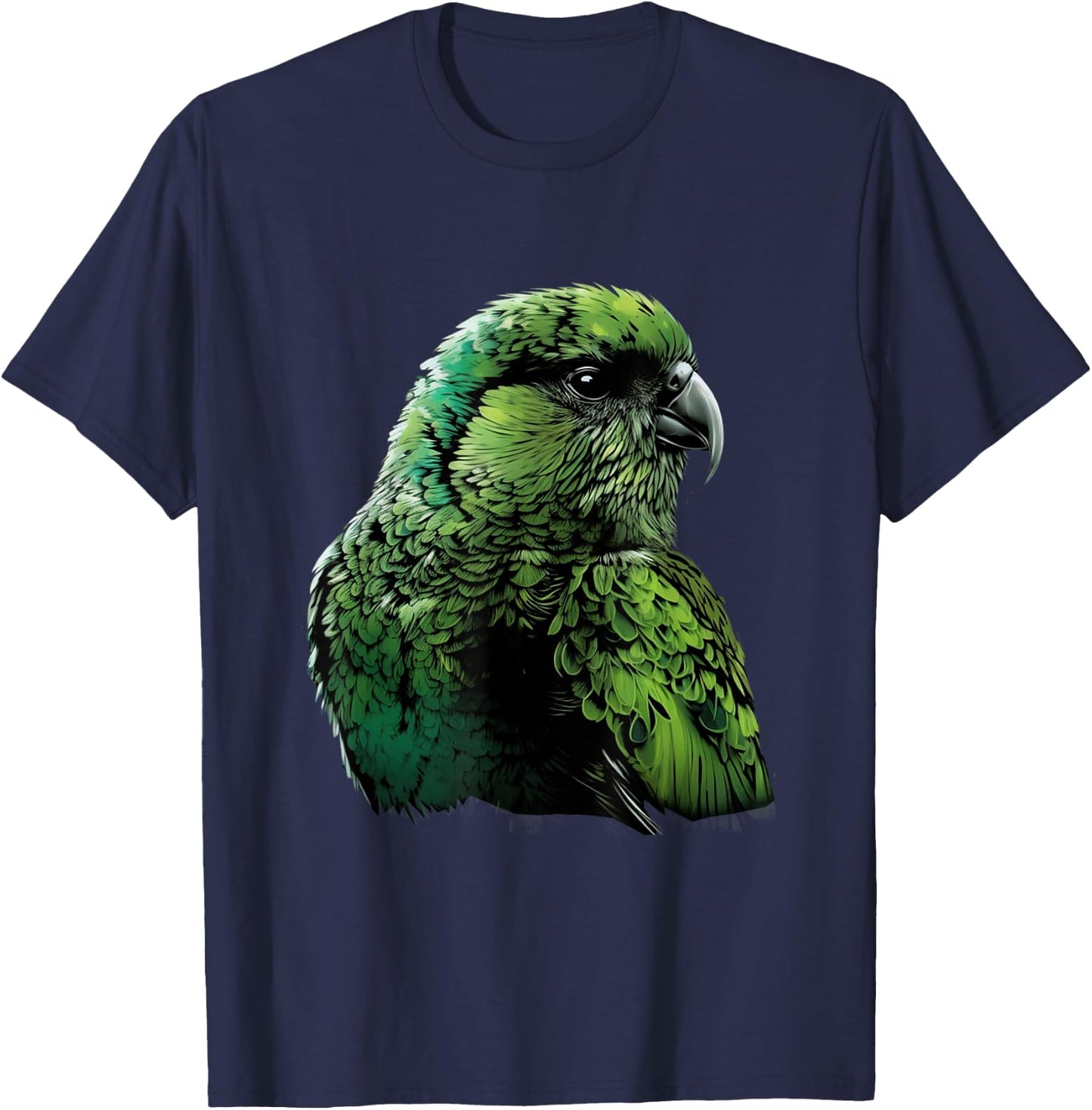 Kakapo Parrot New Zealand Kakapo Bird Parrot Owl Kakapo T-Shirt - T-Shirt | Navy