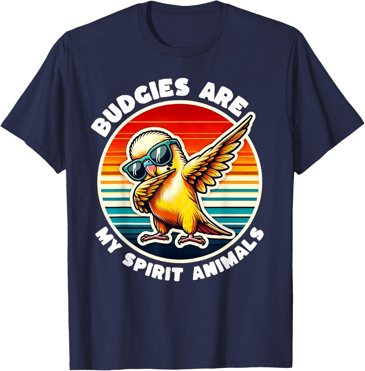 Funny Budgie Budgerigar Animal Budgie Budgerigar T-Shirt - T-Shirt | Navy