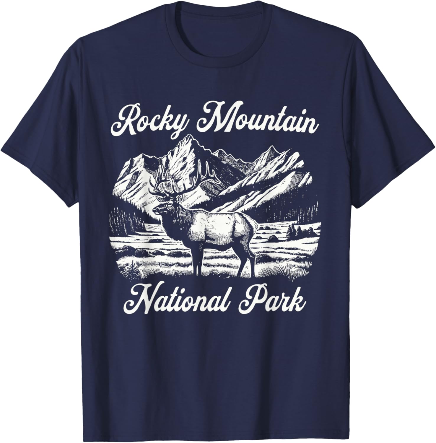 Rocky Mountain National Park T-Shirt - T-Shirt | Navy