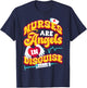 Nurses are Angels in Disguise healthcare heroes T-Shirt - T-Shirt | Navy