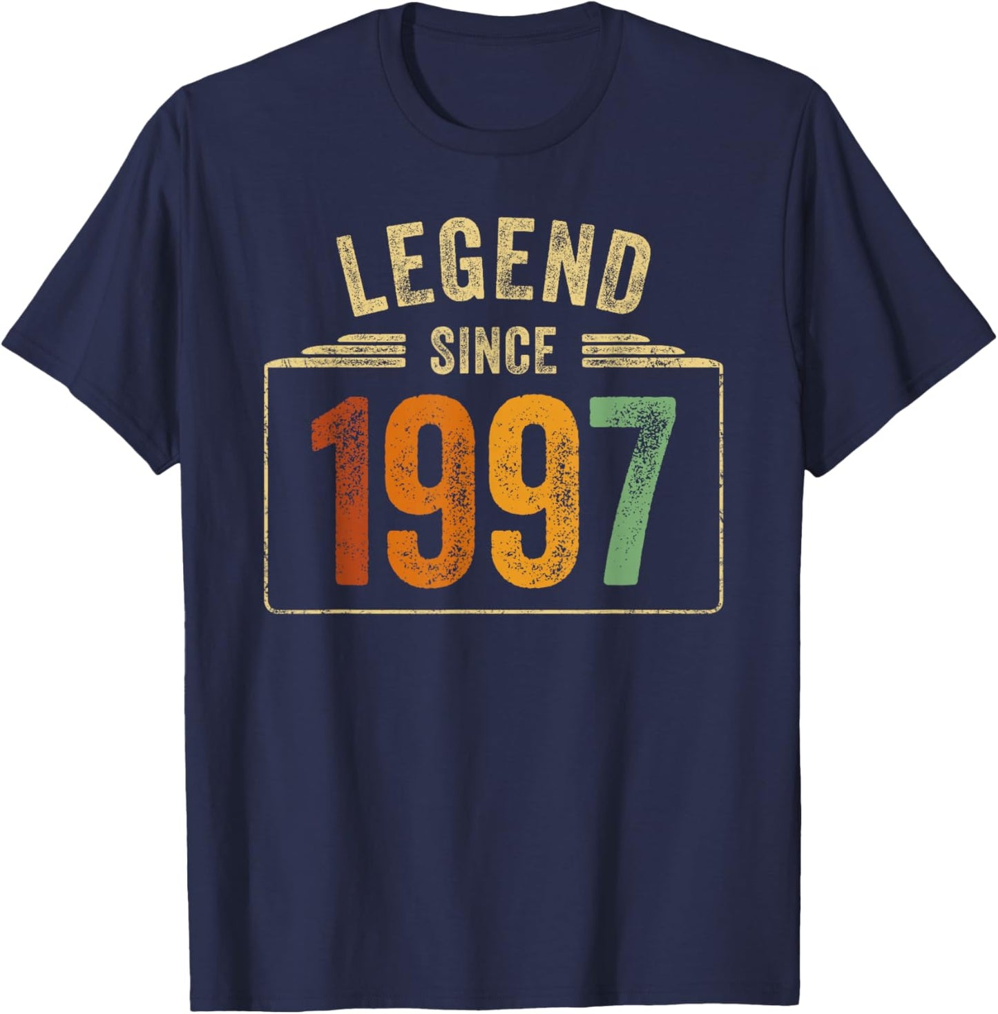 1997 Birthday Gifts Women Legend Since 1997 T-Shirt - T-Shirt | Navy