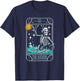 Water Polo - Player Waterpolo Sport Skeleton Tarot Card T-Shirt - T-Shirt | Navy