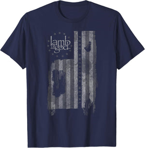 Lamb of God – Pure American Metal Colonia T-Shirt - T-Shirt | Navy