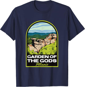 Garden of the Gods Illinois T-Shirt - T-Shirt | Navy