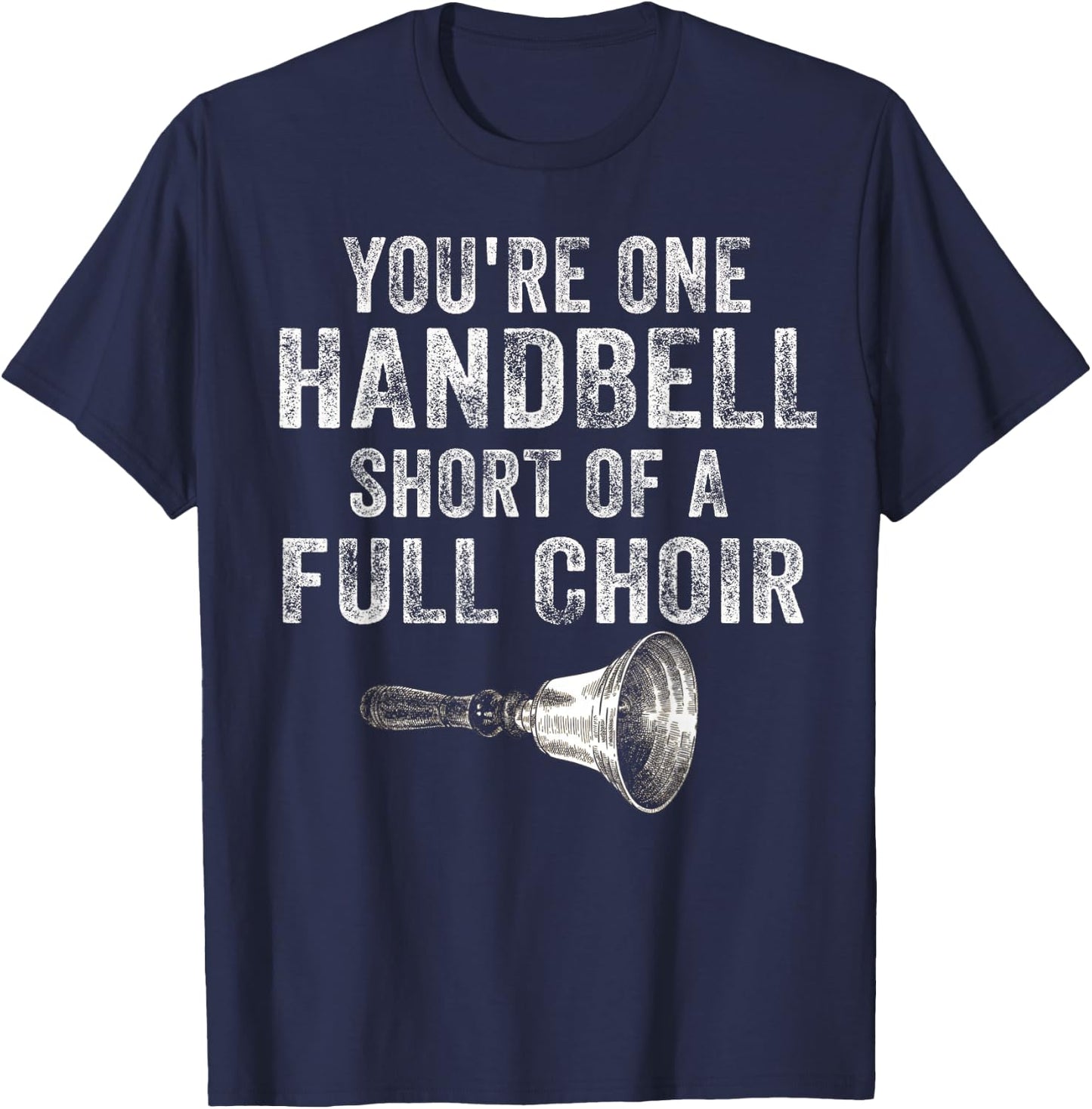 Handbell Ringer Instrument Men Women Funny Choir Music T-Shirt - T-Shirt | Navy