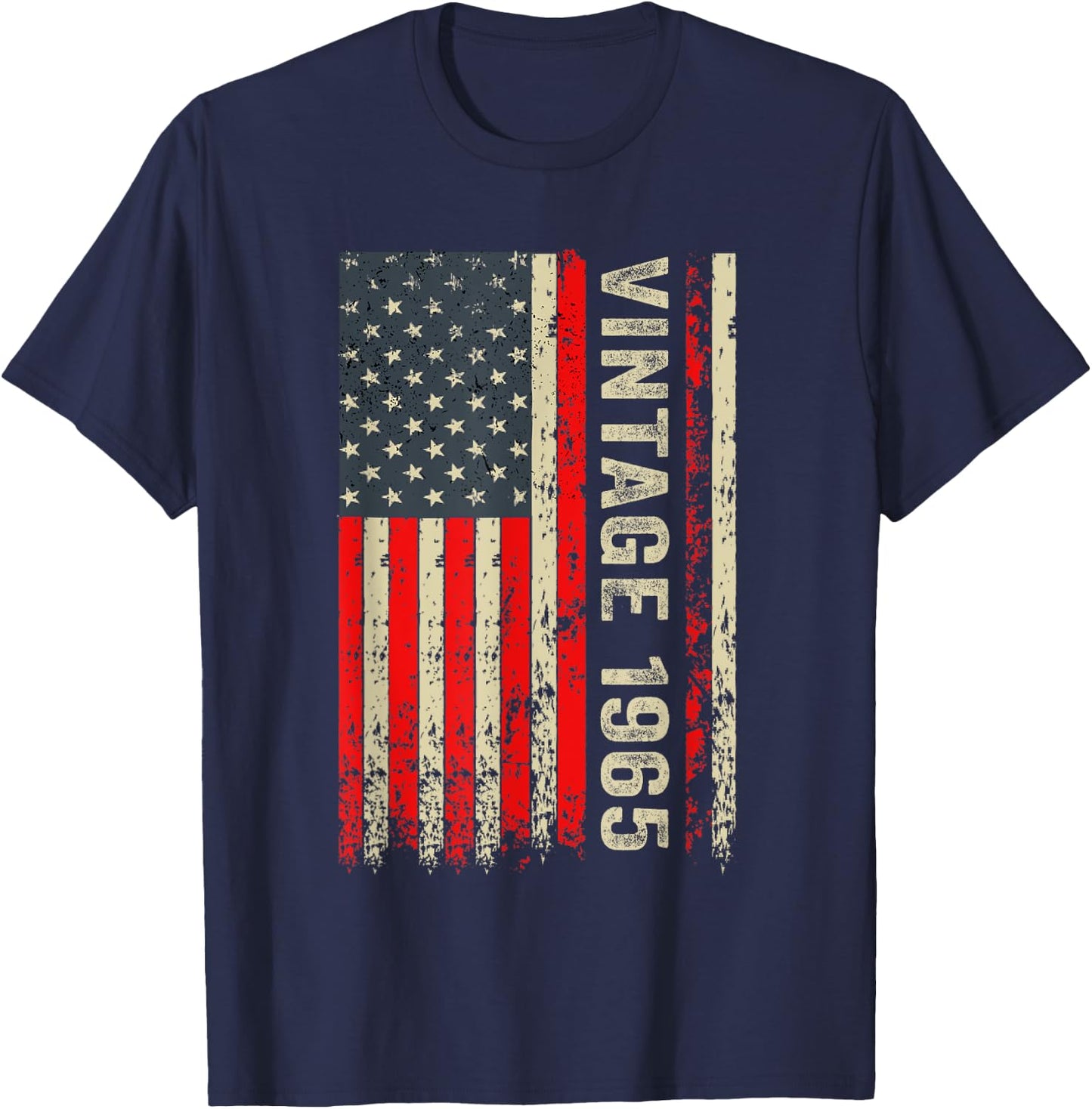 60 Years Old Vintage 60 Birthday 1965 60th Birthday Men T-Shirt - T-Shirt | Navy