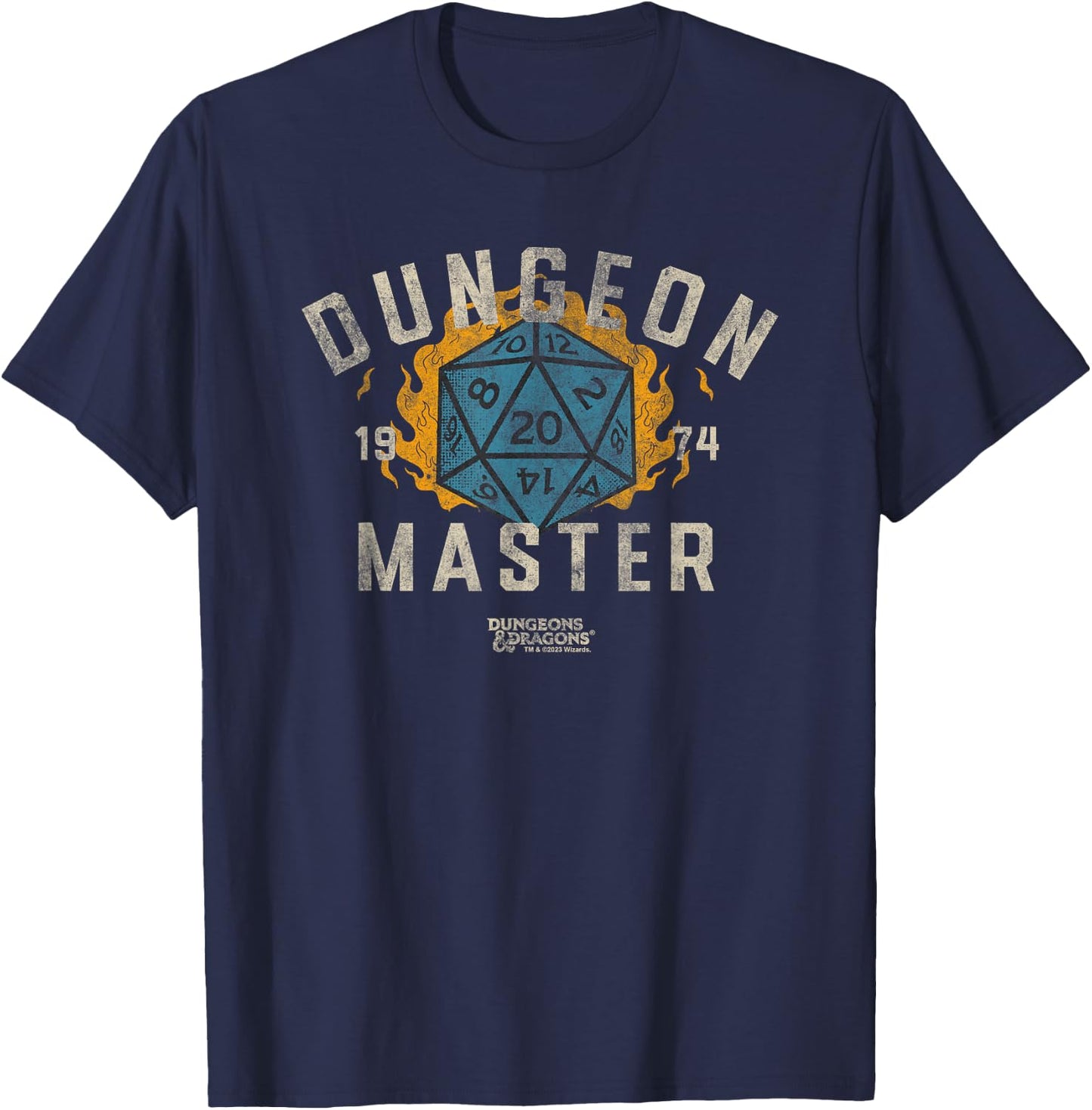 Dungeons & Dragons Dungeon Master School Club Dark T-Shirt - T-Shirt | Navy